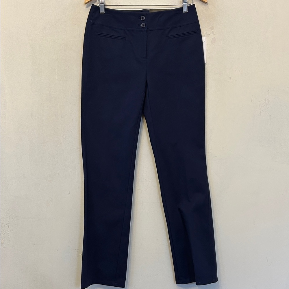 Peck & Peck Collection Women's Navy Pants Size 4 New